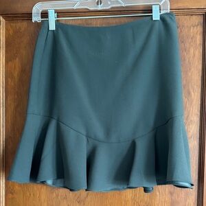 Banana Republic Dark Green Mini Skirt